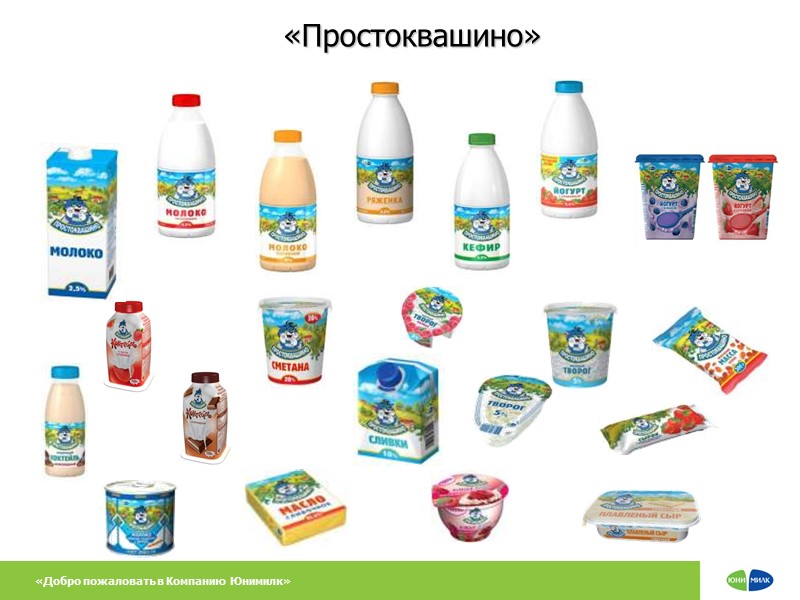 «Простоквашино» «Добро пожаловать в Компанию Юнимилк»